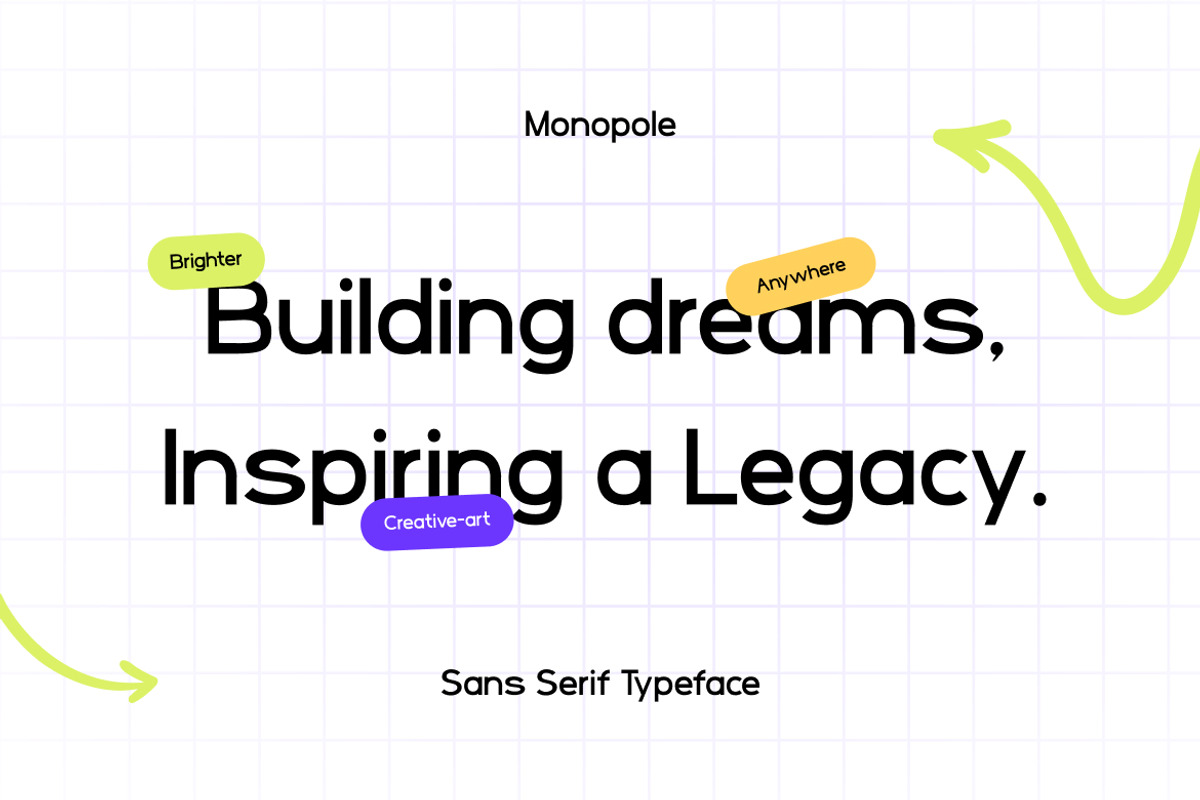 Monopole - Modern Sans Serif, a Sans Serif Font by Vadovastd (Photo 5 of 7)