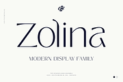 Zolina Modern Font, a Sans Serif Font by creativemedialab (Thumbnail 1 of 14)