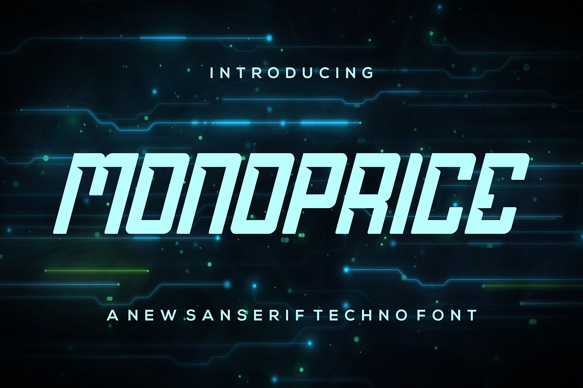 Monoprice, a Sans Serif Font by riotama85 (Photo 1 of 6)