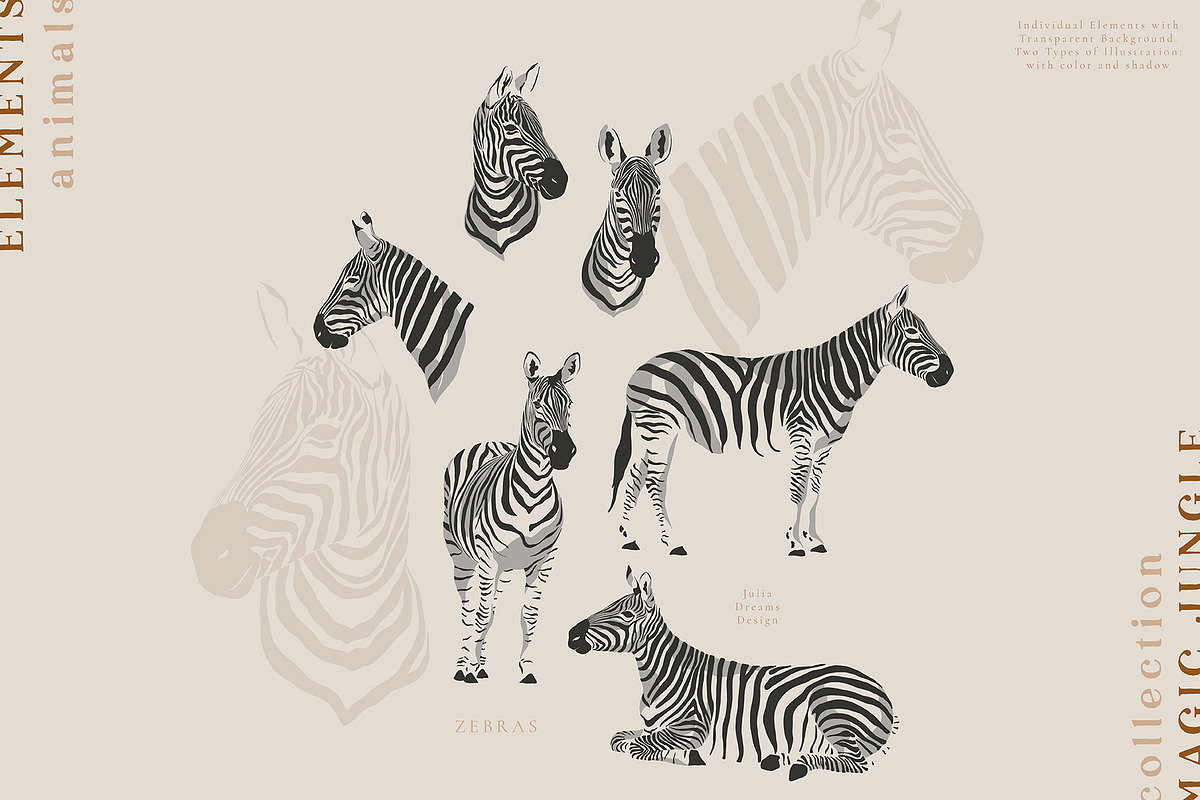 Magic Jungle Collection, an Animal Illustration by Julia Dreams (Photo 8 of 11)