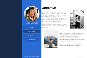 Clare - Minimal Portfolio Template