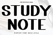 Study Note, a Script Font by FreshTypeINK (Thumbnail 1 of 8)