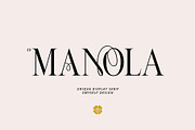 ED Manola - Unique Serif, a Serif Font by Emyself Design (Thumbnail 1 of 12)