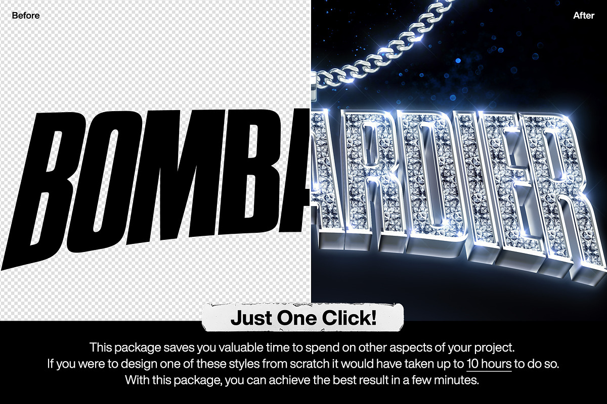 Bling Bling Gold Text Effects Vol 03, a Layer Style Add-On by Hyperpix Productions (Photo 2 of 19)