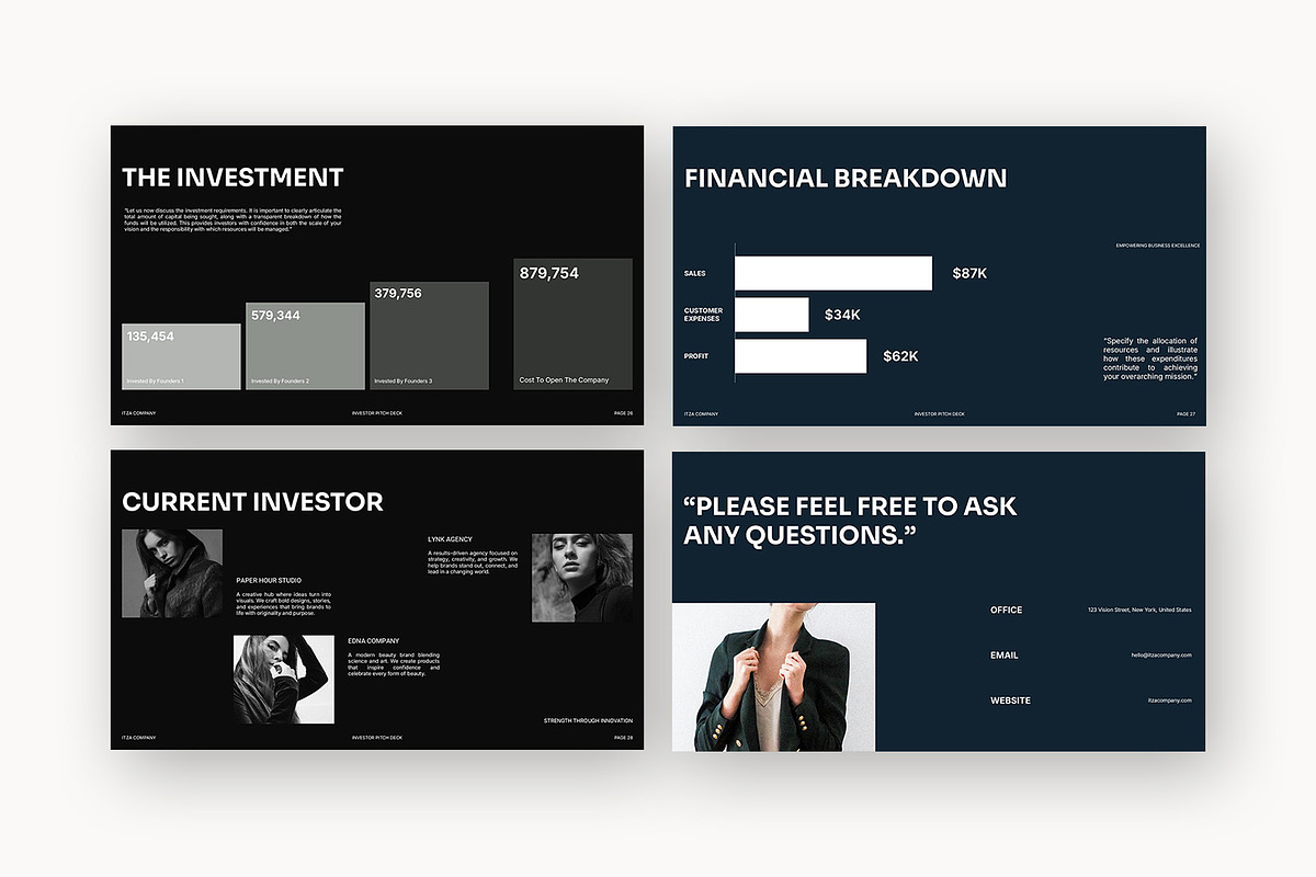 Itza : Investor Pitch Google Slides, a Presentation Template by Punkl Camp (Photo 16 of 16)