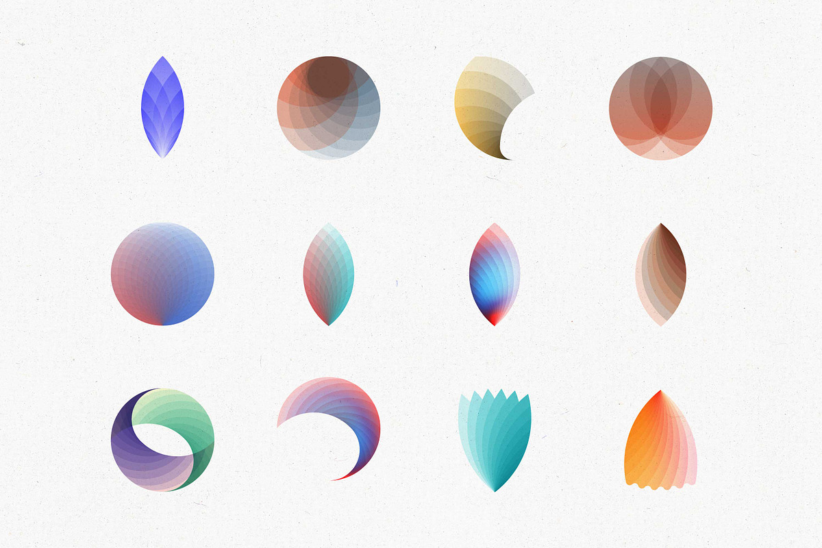 Transparent Spectrum Logo Set, a Branding & Logo Template by kloroform