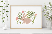 Easter Bunny Clipart, a Seasonal Illustration by Nadezhda Mikhailova (Thumbnail 6 of 11)