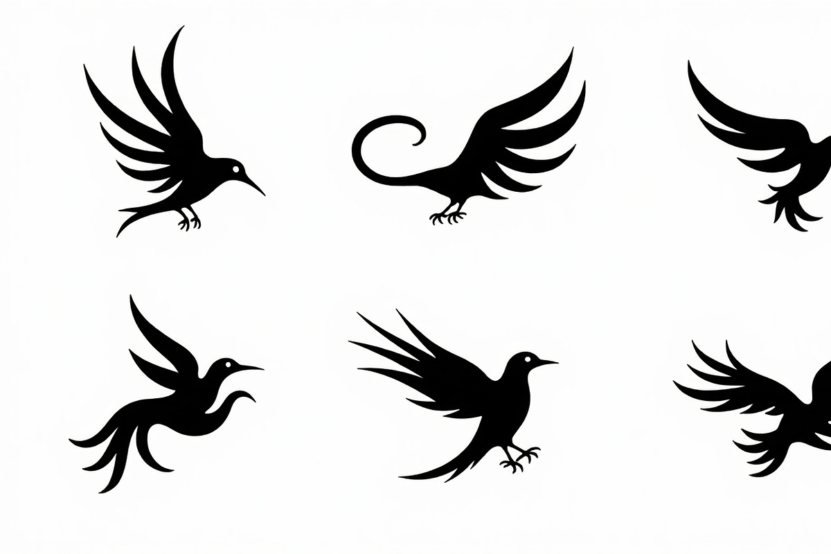 Flying Bird Silhouette Bundle, an Illustration by jahid234 (Photo 5 of 10)