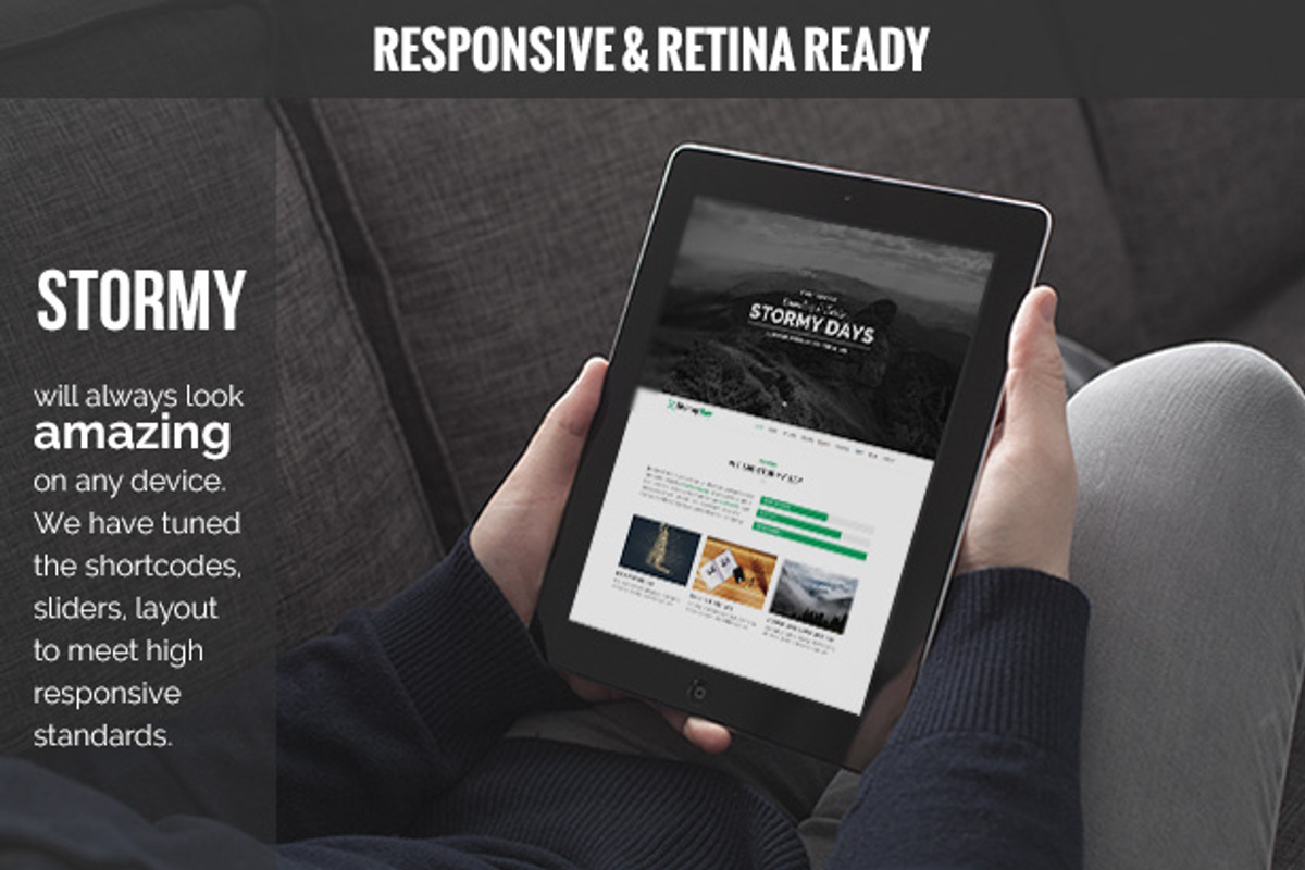 Stormy Day - Wordpress Blog Theme, a WordPress Template by PremiumCoding (Photo 4 of 5)
