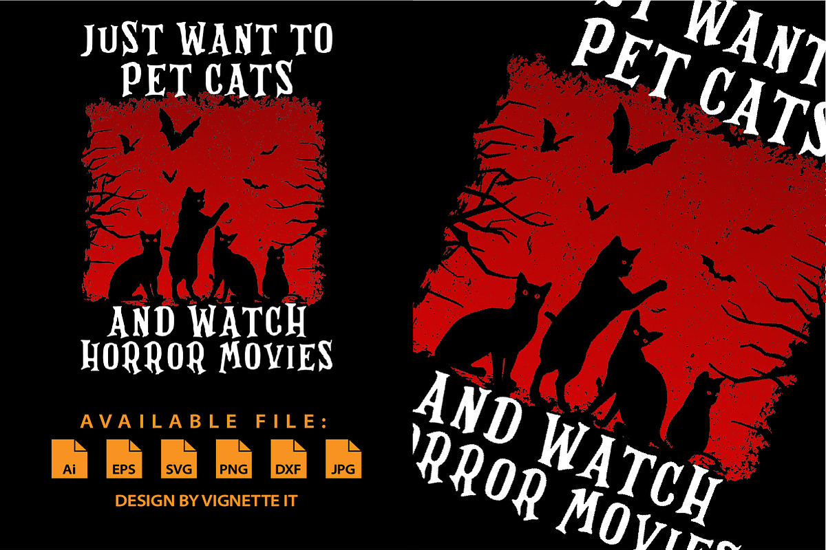 Just Want to Pet Cats and Watch, an Animal Illustration by Vignette.IT (Photo 2 of 3)