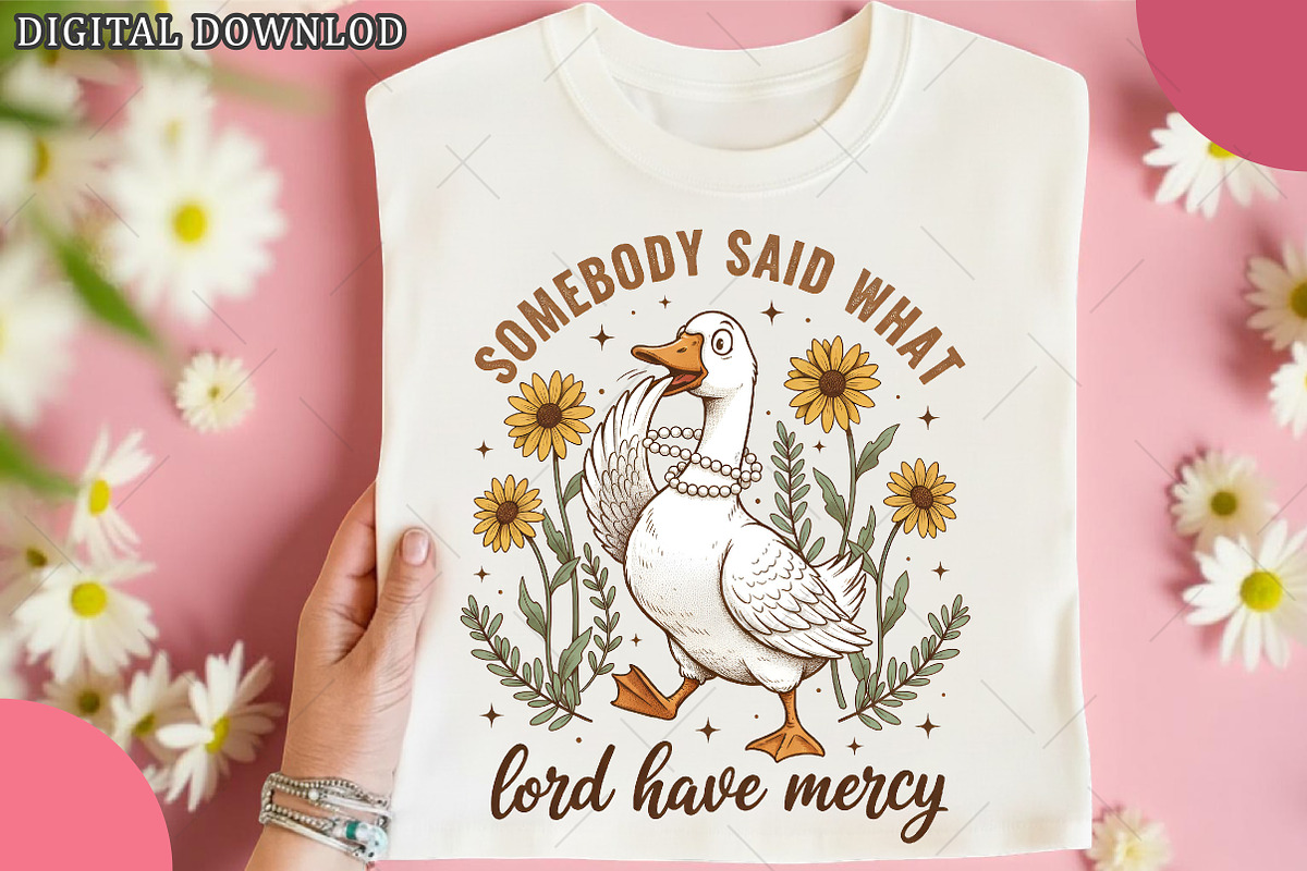 Spring Silly Goose Sublimation Png, an Illustration by OK Design (Photo 5 of 6)