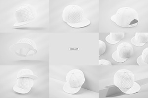 Cap Mockup V.1 And V.2 Bundle