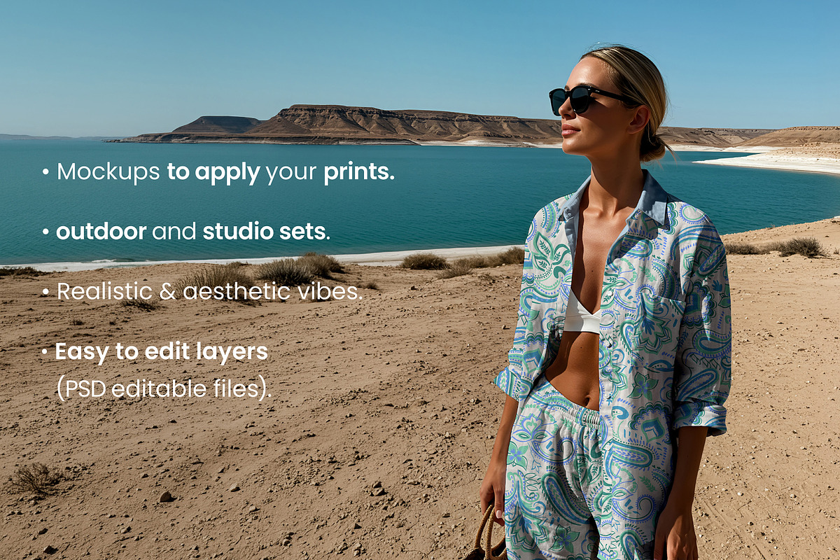 10 Resortwear Mockups + Freebie, a Shirt Mockup by ARARA ✸ Creative Design (Photo 5 of 5)