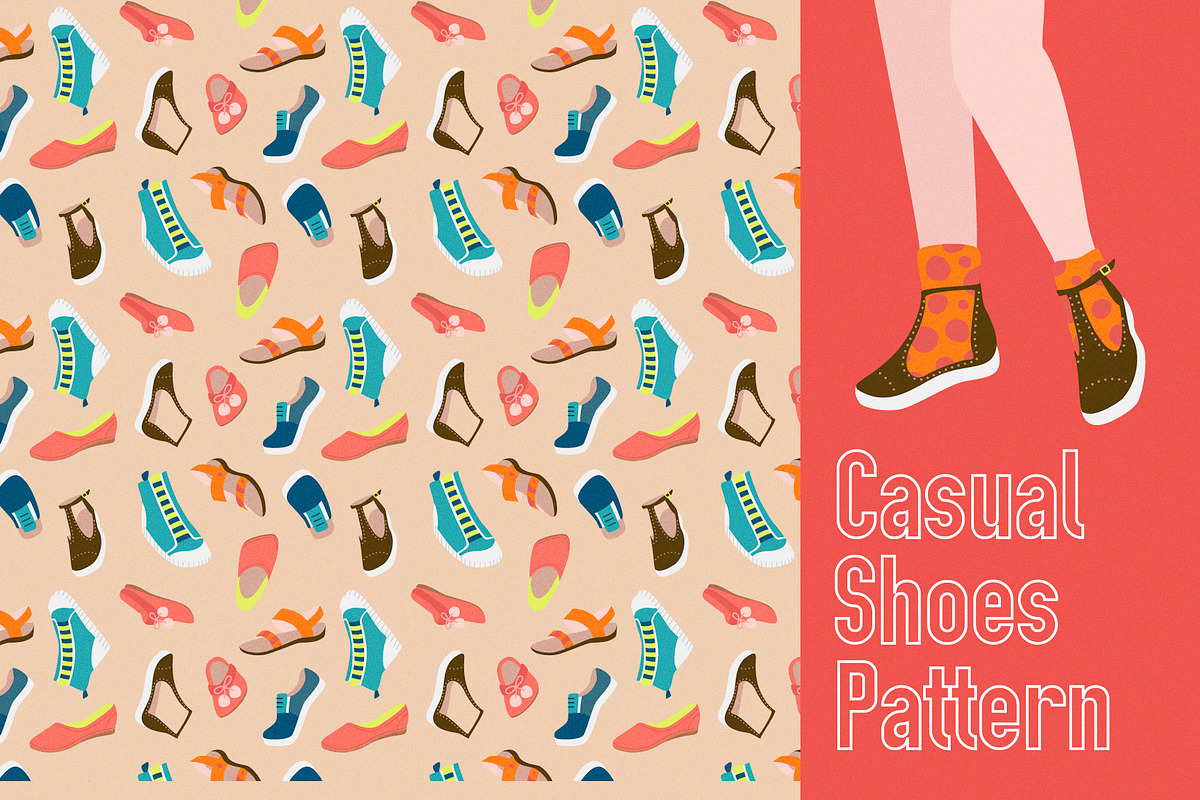 Socks, Heels, And Flats, a Person Illustration by svetlana.belaia (Photo 9 of 10)