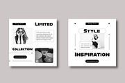 Minimal Fashion Social Media Design, a Social Media Template by MightyDesign (Thumbnail 5 of 8)