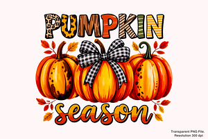 Pumpkin season png, Halloween PNG, a Graphic by Clipart Bloom