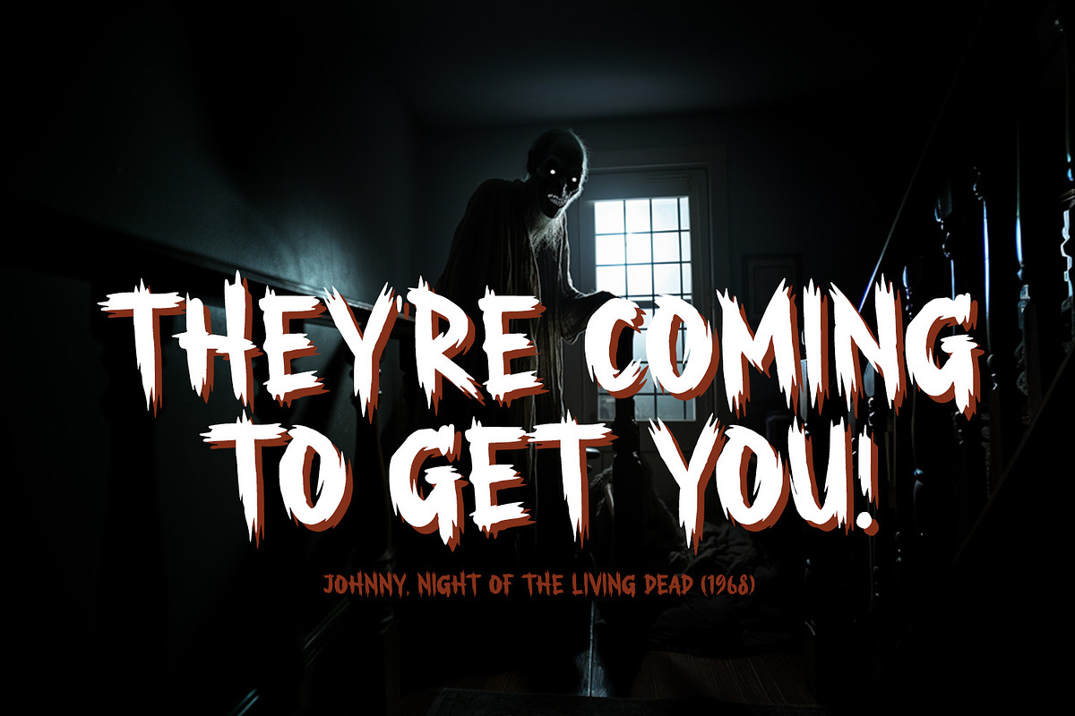 Scary Notes, a Script Font by Ditatype (Photo 2 of 10)