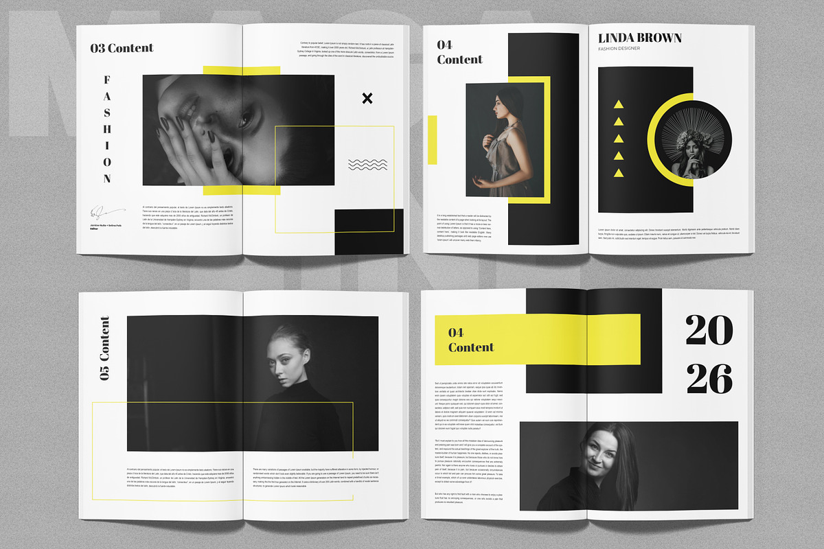 Fashion Magazine Template 2024, a Magazine Template by X-Type (Photo 3 of 4)
