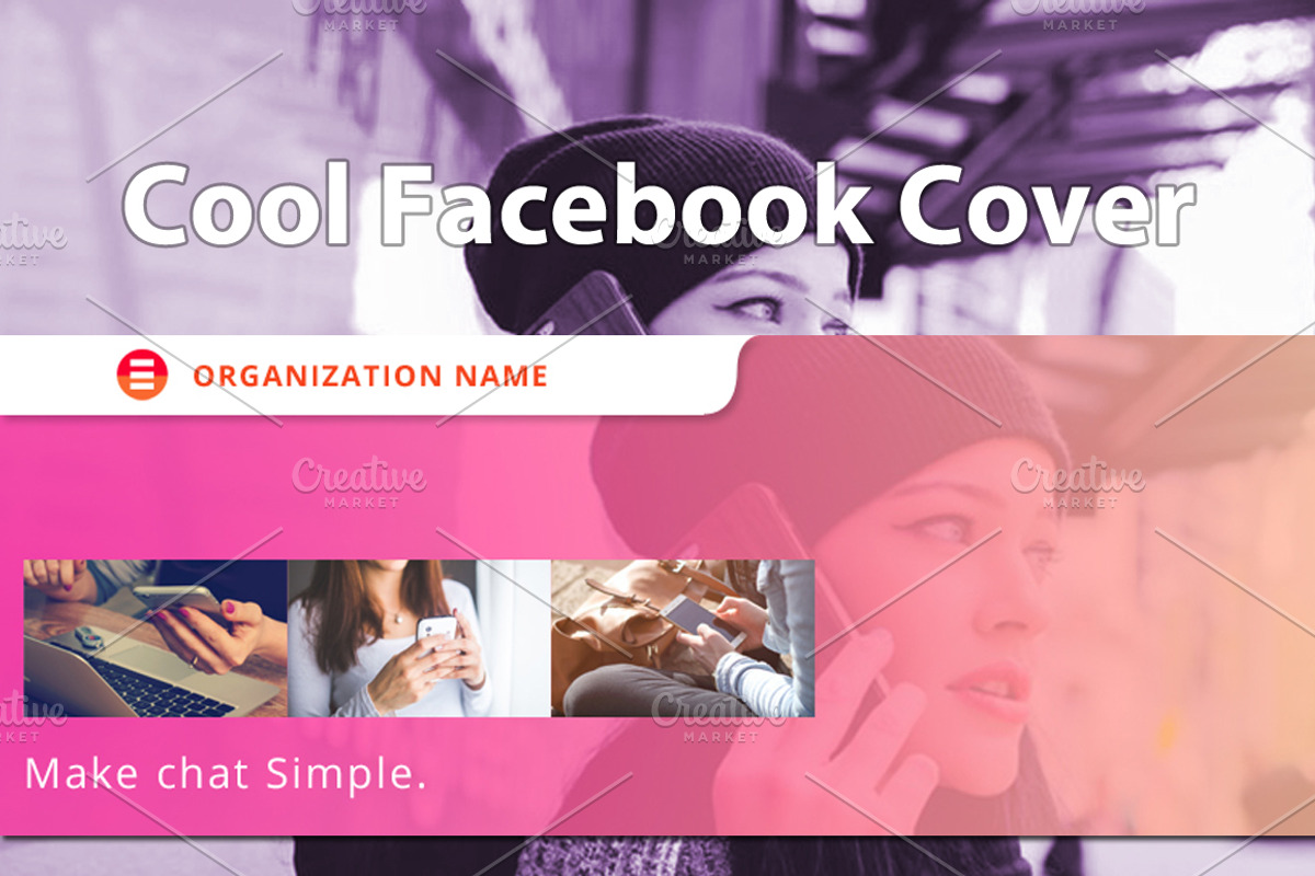 Cool Facebook Cover Template, a Social Media Template by NeptuneDesign (Photo 1 of 4)