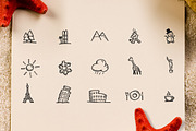 Travel - Hand Drawn Icons, an Icon by Good Stuff No Nonsense (Thumbnail 4 of 6)