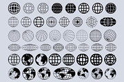 Y2K WORLDWIDE GLOBE VECTOR ICONS SET, an Object Graphic by craftlove (Thumbnail 3 of 3)