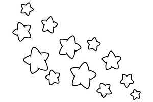 Background with stars., an Object Illustration by incomible