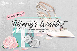 Tiffany's Wishlist Illustrations