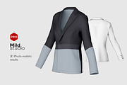 Blazer Mockup v01, a Shirt Mockup by Mildstudio (Thumbnail 2 of 10)
