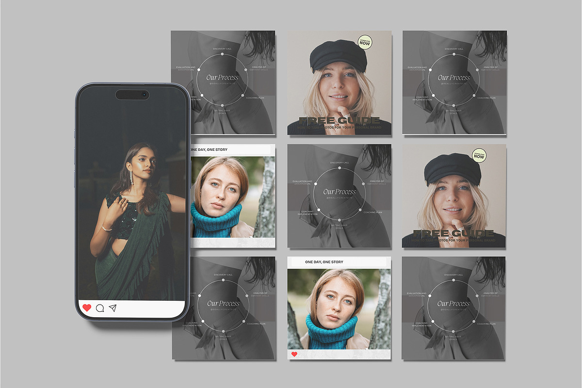 Social Media Post Mockup, an iPhone Mockup by lamorastudio (Photo 11 of 11)