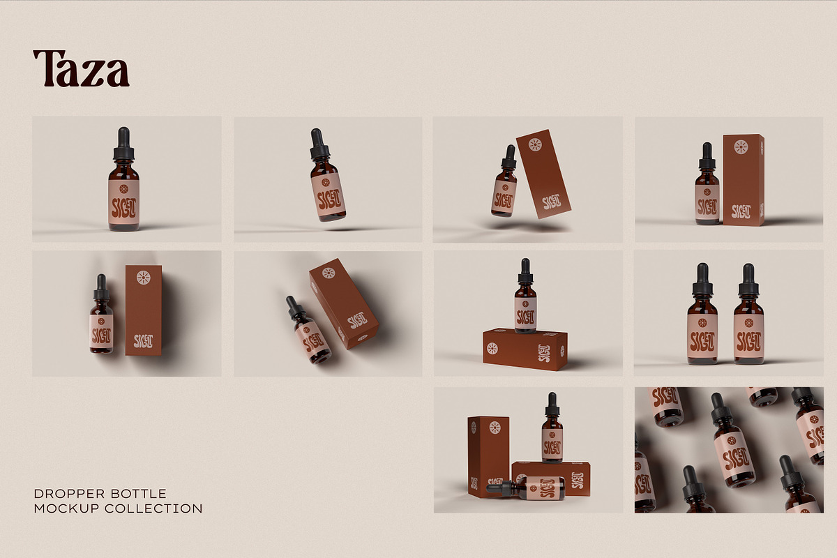 Digital Dropper Bottle Mockup, a Packaging Mockup by Sigelt (Photo 2 of 13)