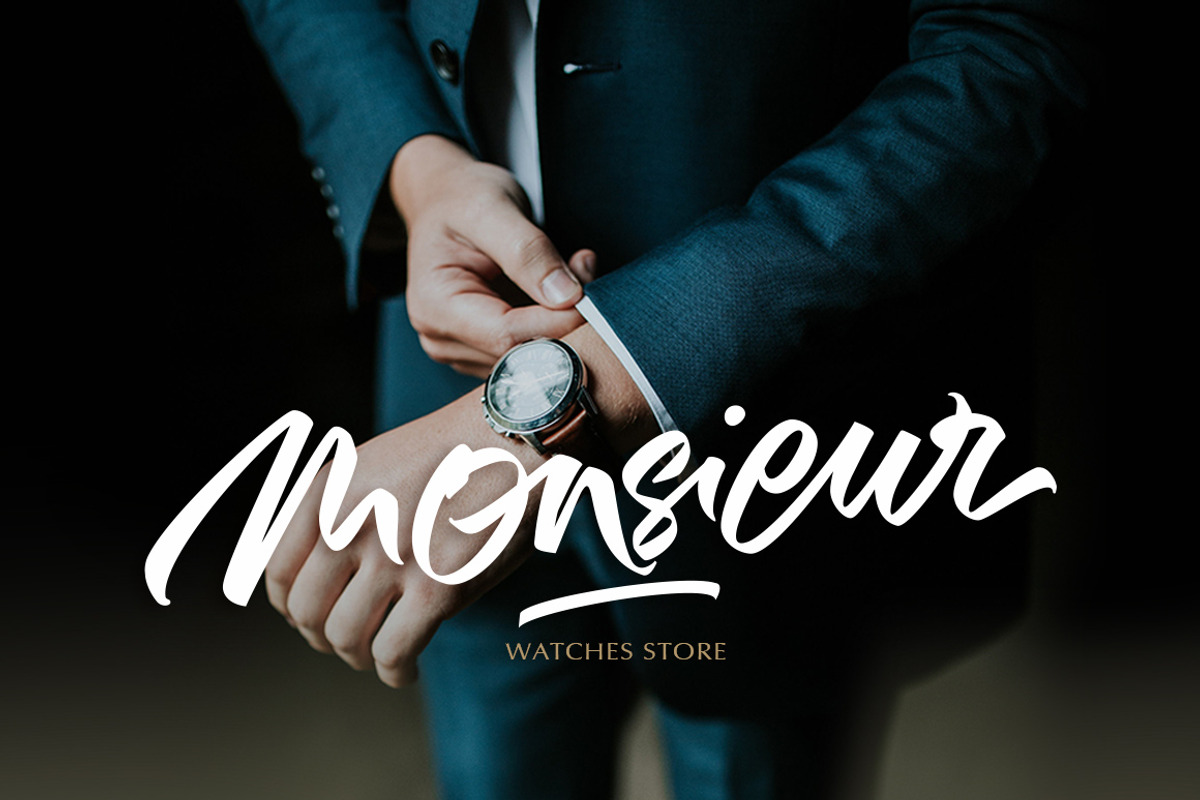 Mansions Brush Script preview 2