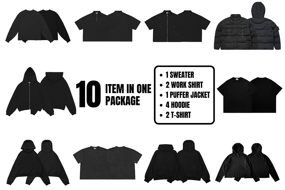 Clothing Mockup Realistic Streetwear, a Hoody Mockup by NYCTHOPILIA STUDIO (Photo 3 of 8)