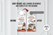 Halloween Real Estate Door Hanger, a Marketing Template by CreativeVinesStore (Thumbnail 2 of 4)