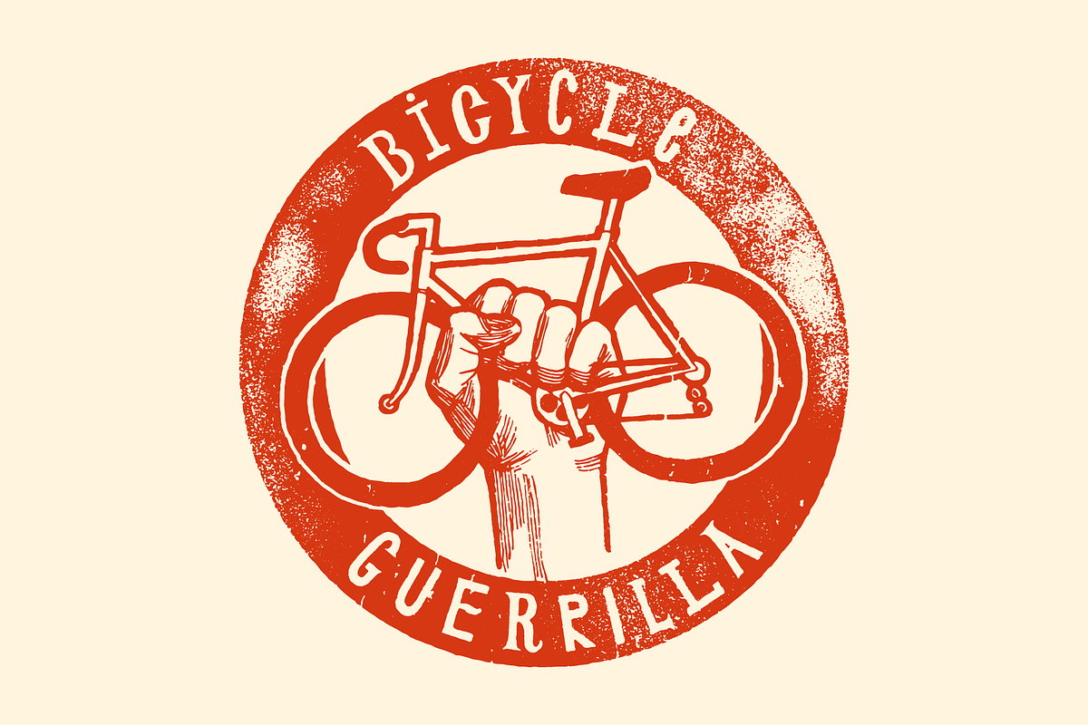 Bicycle Guerrilla, an Illustration by hand draw (Photo 1 of 3)