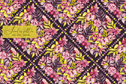 Rich Watercolor Floral Pattern, a Pattern Graphic by SirenaArt (Thumbnail 8 of 17)