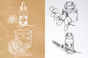 Aromatherapy. Medicinal herbs, a Healthcare Illustration by made by Tanya (Thumbnail 4 of 6)