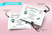 Cat Dog Pet Adoption Certificate, a Templates & Theme by Snapybiz (Thumbnail 6 of 9)