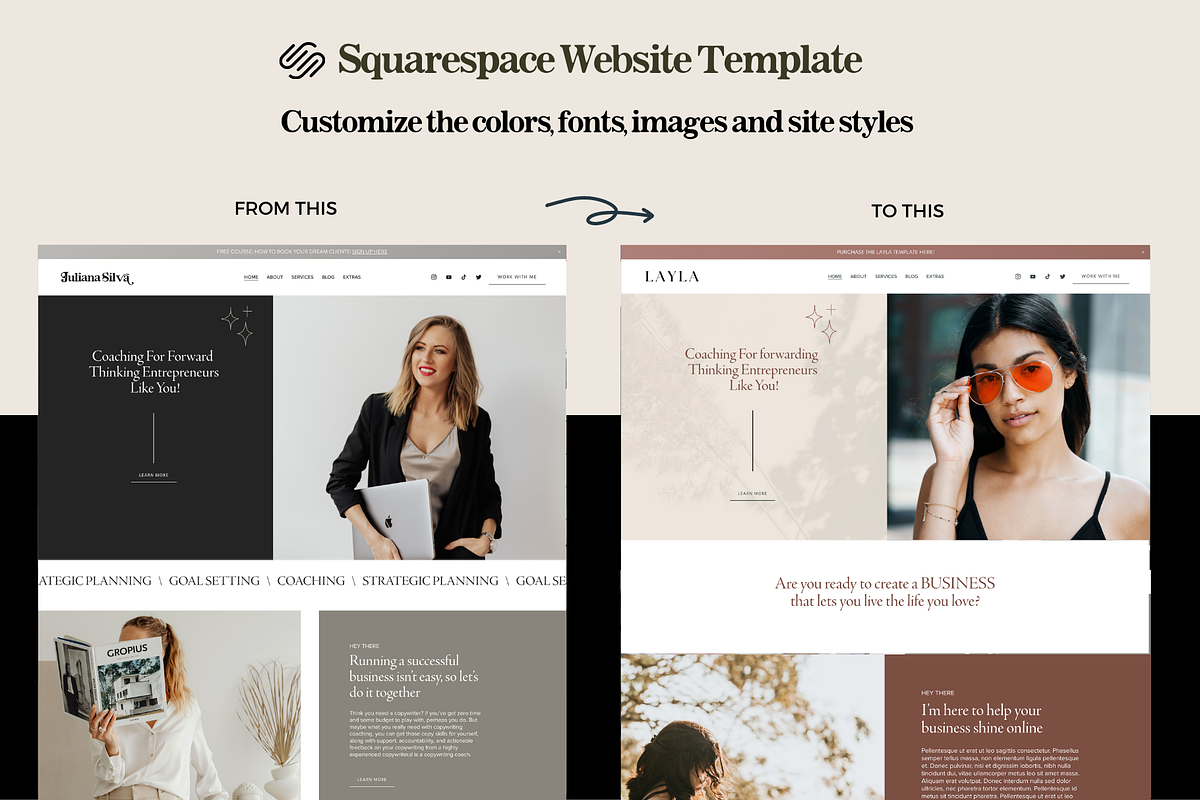 Squarespace 7.1 Template Juliana, a Websites & App Template by thrivedigitally (Photo 8 of 10)