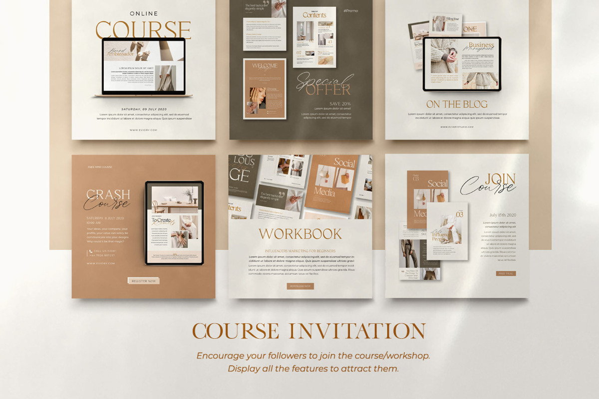 Instagram Coach Engagement CANVA PS, a Social Media Template by Eviory (Photo 33 of 48)