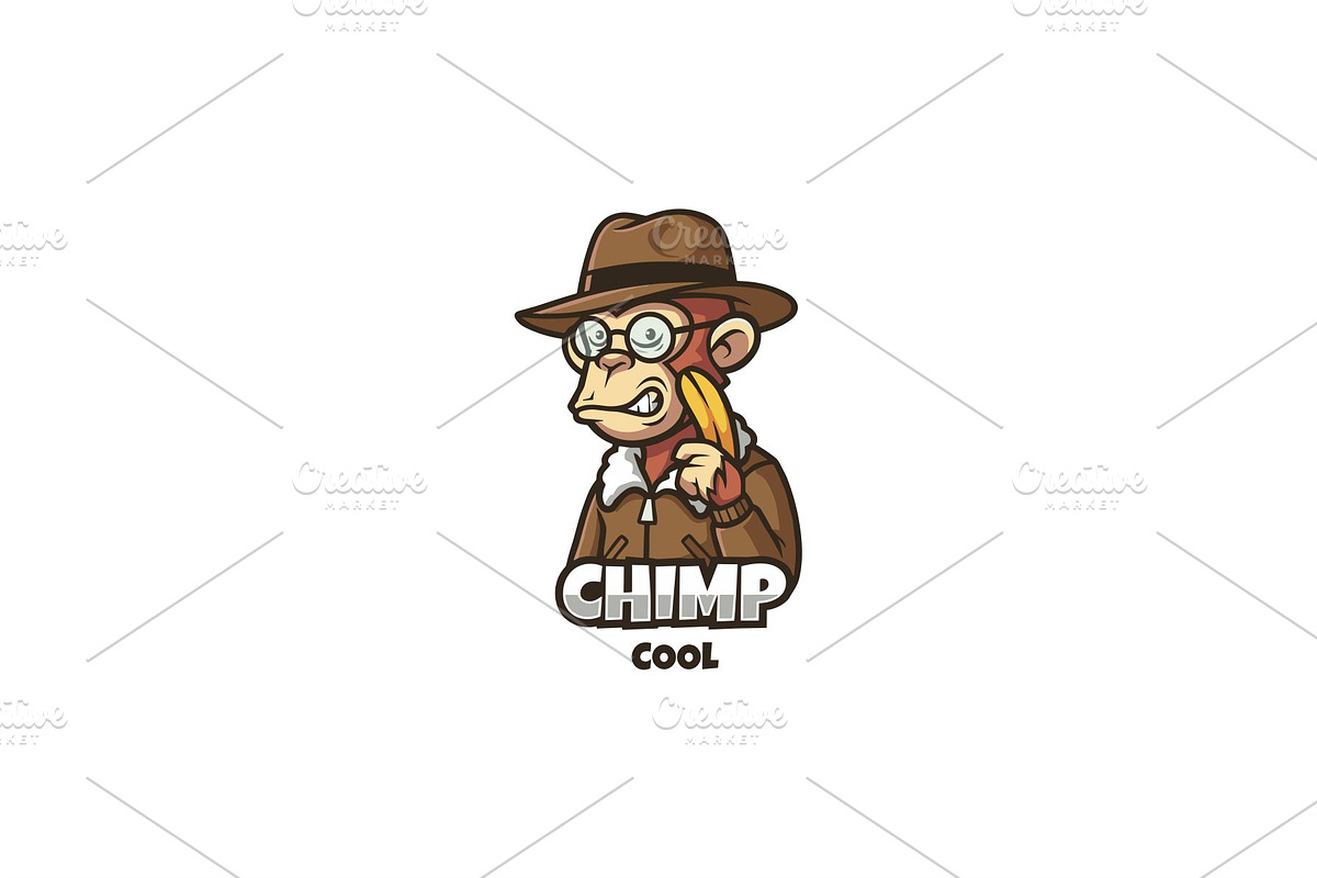 Chimp Cool – The Smart & Stylish Mon, an Animal Illustration by Izdihaar_Studio (Photo 3 of 3)