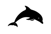 Dolphin Jumping Silhouette Vector bu, an Illustration by Designs_River (Thumbnail 48 of 48)