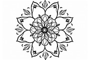 Mandala Pattern Coloring Bundle, a Graphic by Gfx_Store (Thumbnail 9 of 11)