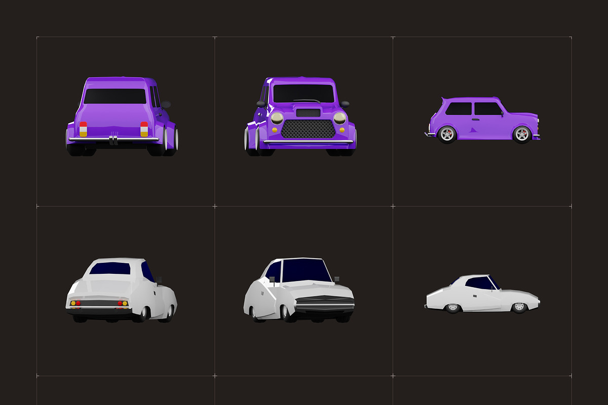 3D Vehicle Models Set, an Emoji Icon by Vectors Market (Photo 12 of 14)