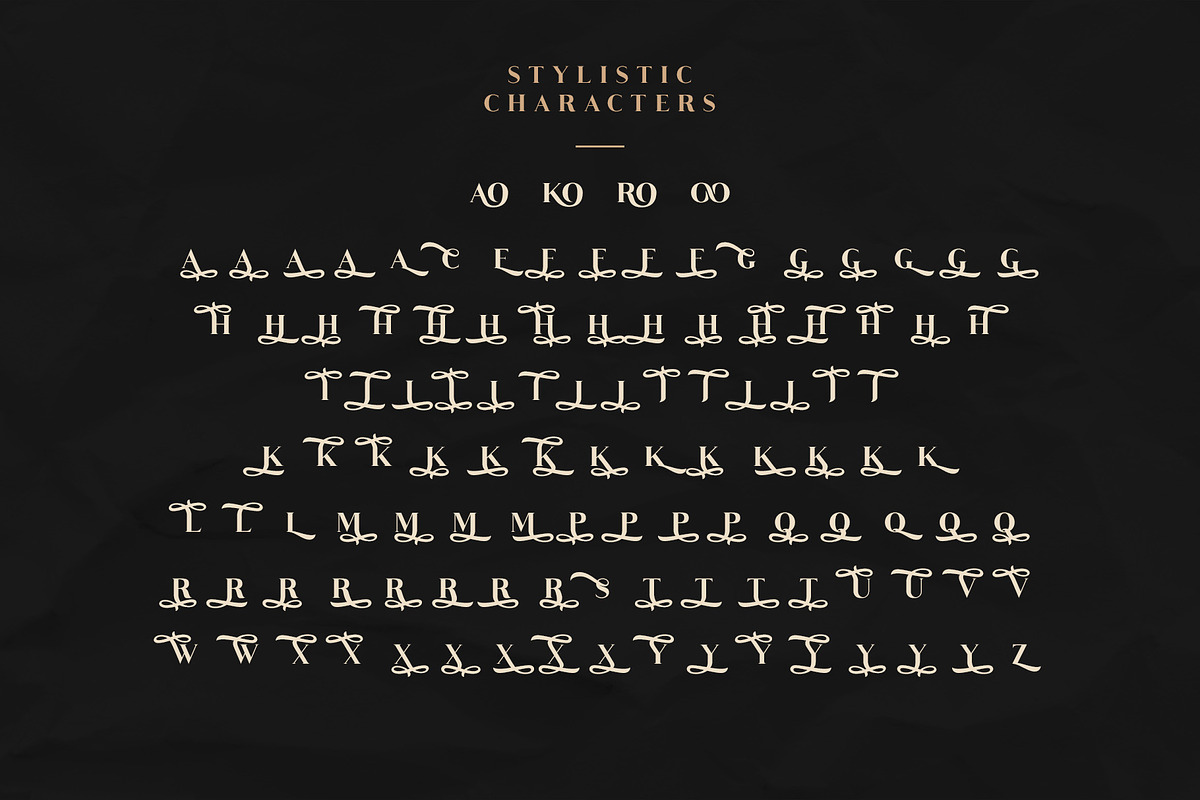 Groce - Stylistic Serif Font preview 8