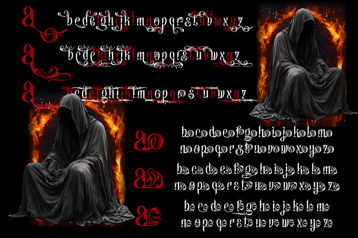 Canderagle Gothic Blackletter, a Blackletter Font by madeDeduk (Photo 9 of 10)