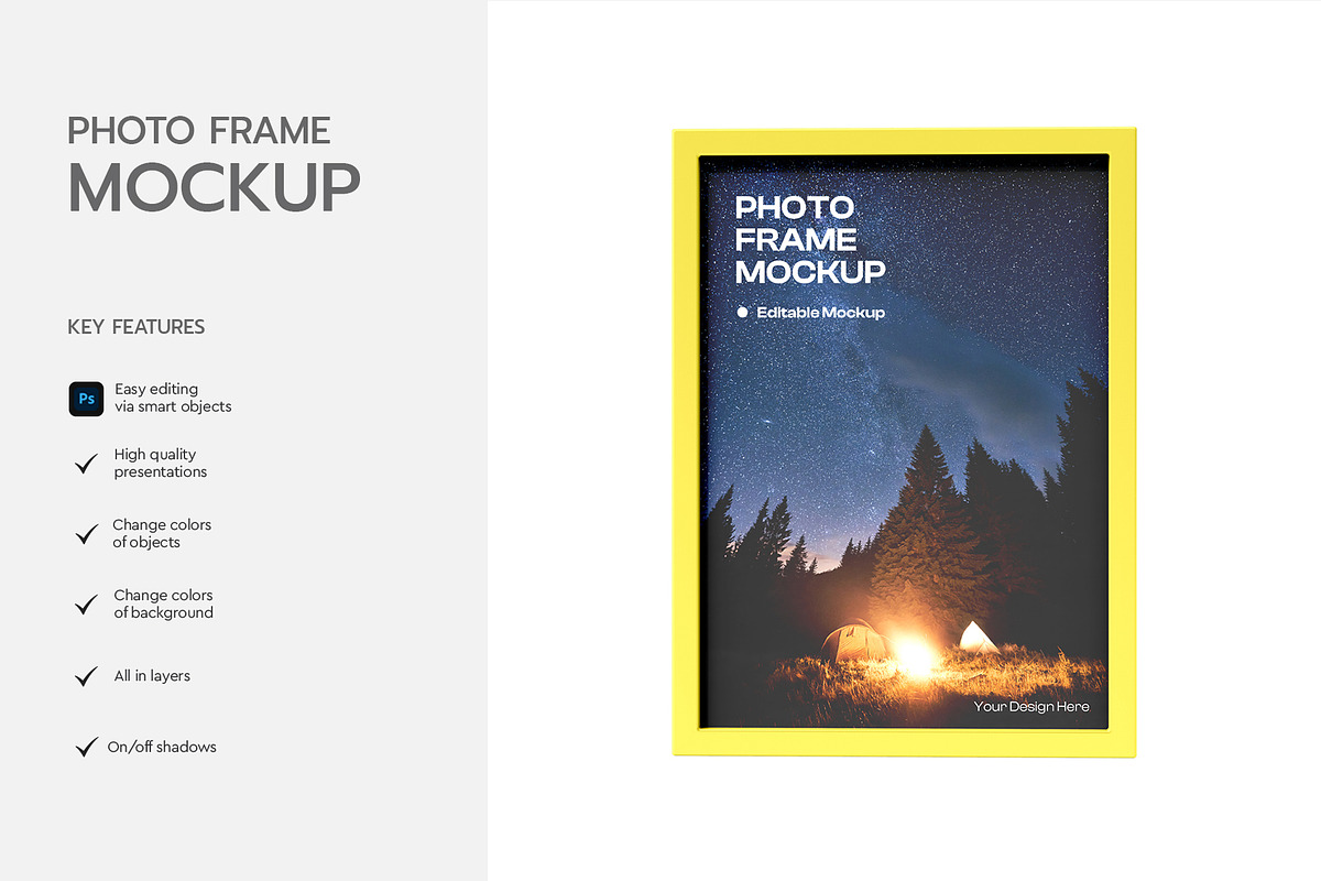 Frame mockup, a Product Mockup by graphypix (Photo 4 of 4)