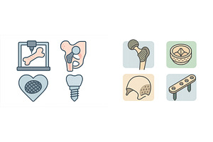 Modern orthopedic tools and, a Healthcare Illustration by ZinetroN
