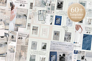 Scandinavian WeddingTemplates Bundle, a Social Media Template by Alisa Mikibith Art (Thumbnail 3 of 23)