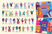 Music Bundle, a Person Illustration by Virinaflora (Thumbnail 2 of 5)