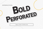 Bold perforated, a Slab Serif Font by Wow Magic (Thumbnail 1 of 3)
